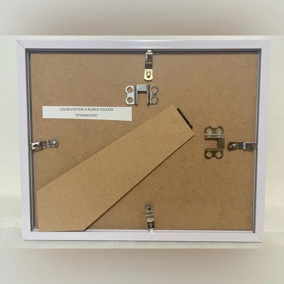 Authentic Louis Vuitton/Ruben Toledo “Strasbourg” Framed Postcard - Picture 2 of 5
